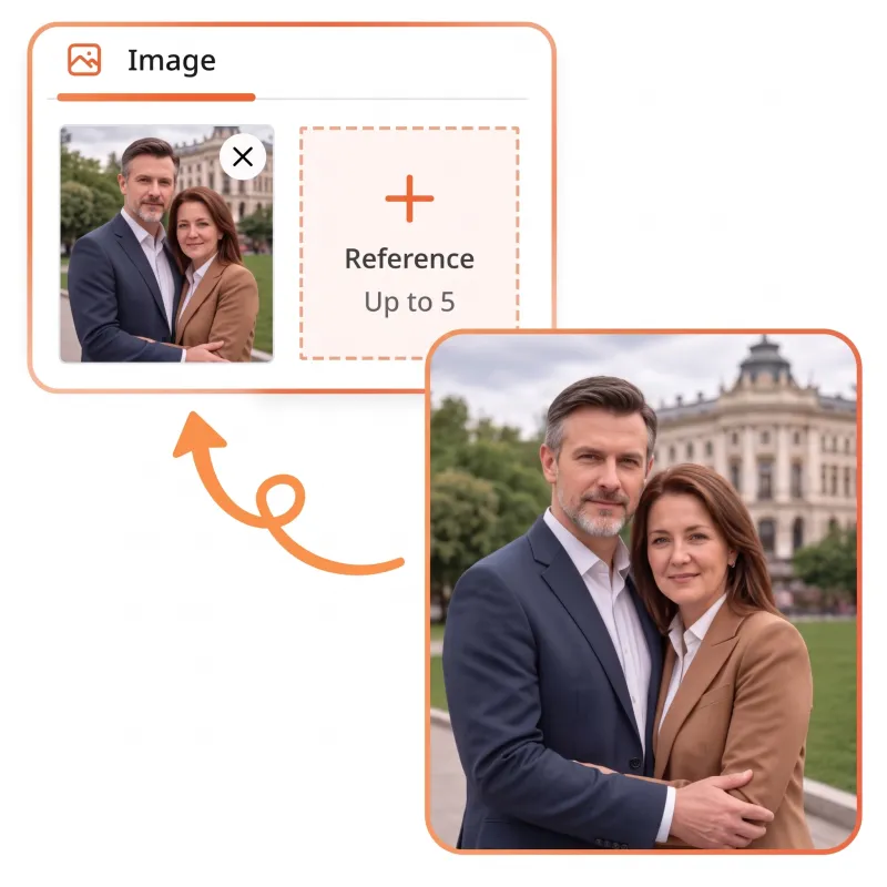 Upload a photo to the free online AI photo editor β drag and drop from your browser, no sign-up required
